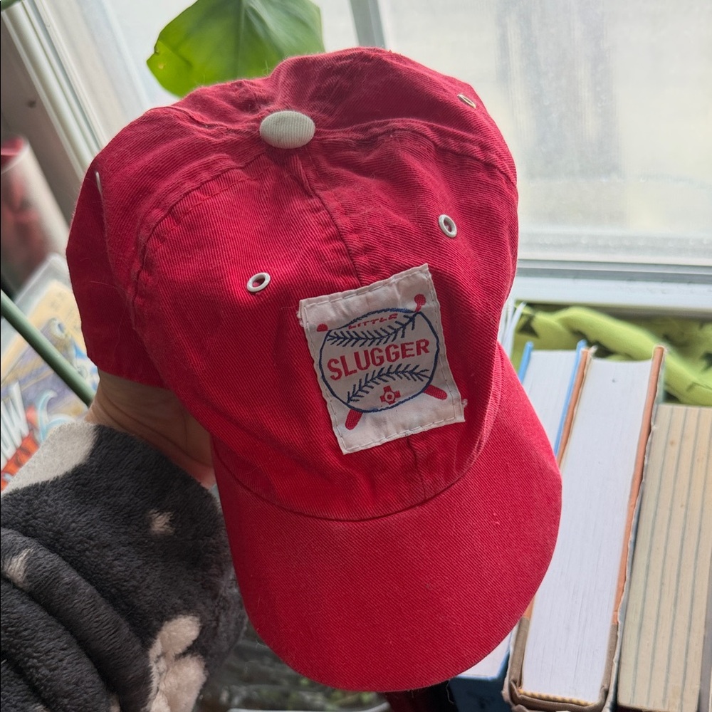 Vintage 1980s Red Little Slugger Baseball Cap